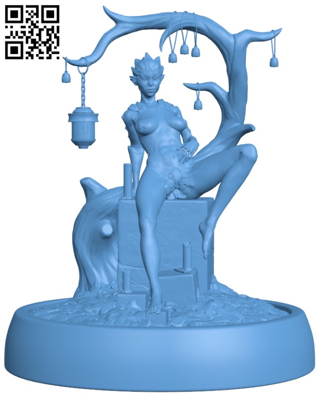 Orchid Dryad H010022 file stl free download 3D Model for CNC and 3d printer