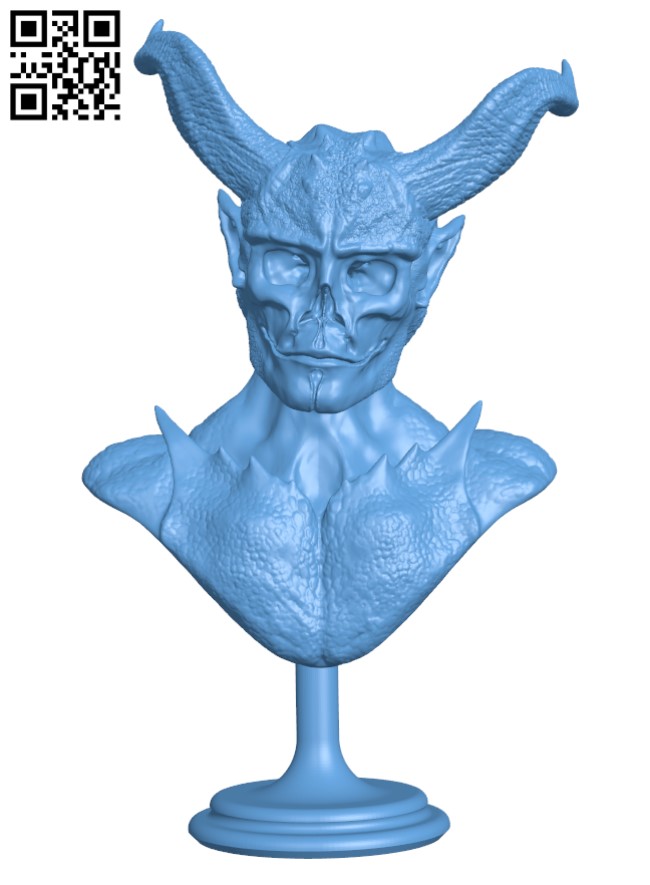 Paimon - one of the kings of hell H009899 file stl free download 3D Model for CNC and 3d printer
