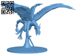Pazuzu Demon Lord Of Air H009900 file stl free download 3D Model for CNC and 3d printer