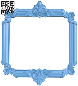 Picture frame or mirror T0002035 download free stl files 3d model for CNC wood carving