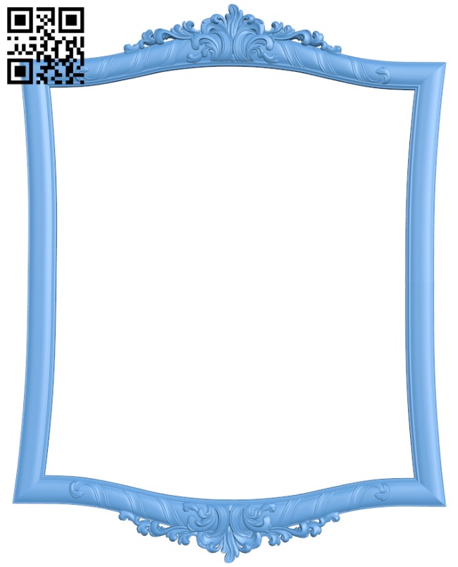 Picture frame or mirror T0002036 download free stl files 3d model for CNC wood carving