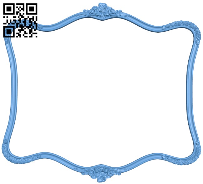 Picture frame or mirror T0002037 download free stl files 3d model for CNC wood carving