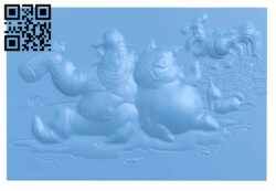 Pictures of piggy friends T0002267 download free stl files 3d model for CNC wood carving