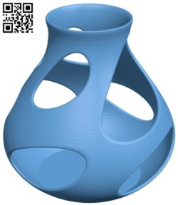 Porous vase H009903 file stl free download 3D Model for CNC and 3d printer