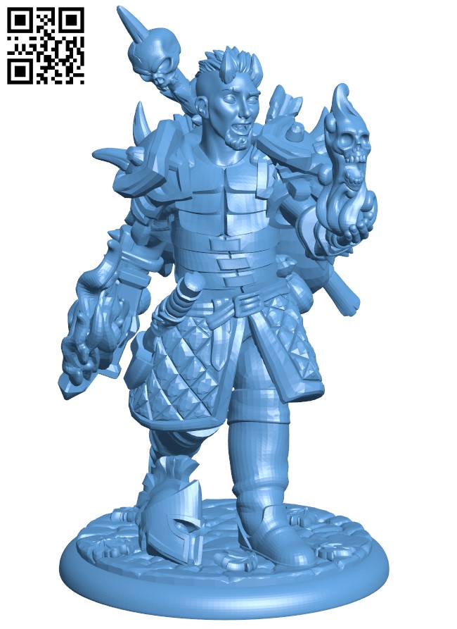 Prospero The Vampire Warrior H009905 file stl free download 3D Model for CNC and 3d printer