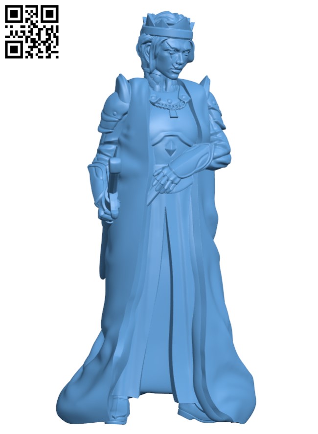 Queen Ellenor H009907 file stl free download 3D Model for CNC and 3d printer