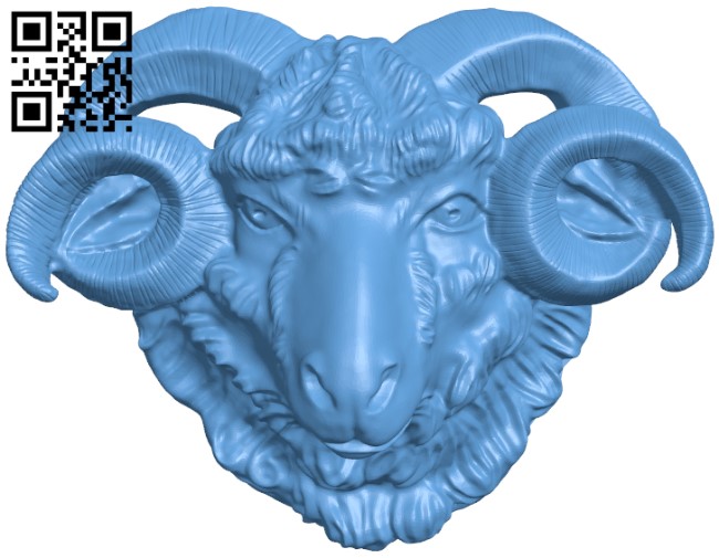 Ram head H009952 file stl free download 3D Model for CNC and 3d printer