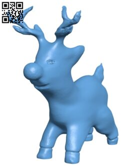 Reindeer H009953 file stl free download 3D Model for CNC and 3d printer