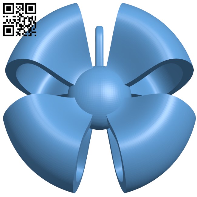 Ribbon pendant H010008 file stl free download 3D Model for CNC and 3d printer