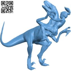Rita and raptor – Gifts of wandering ice H009955 file stl free download 3D Model for CNC and 3d printer