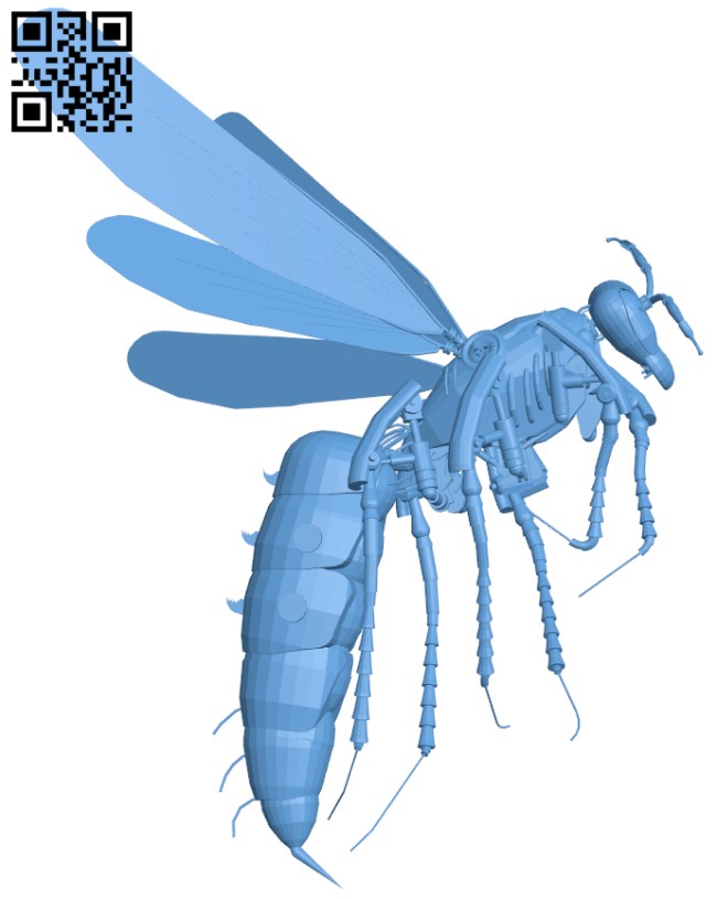 Robotic Wasp H009956 file stl free download 3D Model for CNC and 3d printer