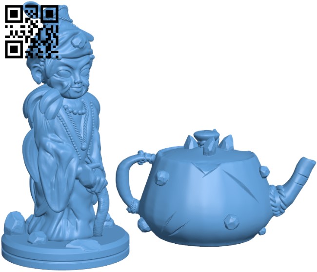 Ryubaba - The spirit guide H009959 file stl free download 3D Model for CNC and 3d printer
