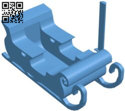 Santa’s Sleigh Tape Dispenser H009966 file stl free download 3D Model for CNC and 3d printer