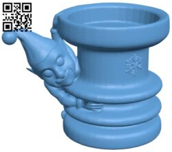 Sneaky Elf Holder H010028 file stl free download 3D Model for CNC and 3d printer