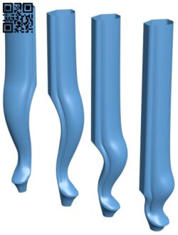 Table legs and chairs T0002079 download free stl files 3d model for CNC wood carving