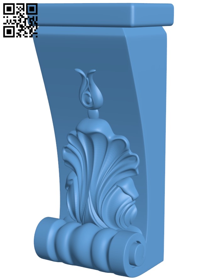Top of the column T0002117 download free stl files 3d model for CNC wood carving