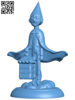 Wirt With Lantern H009771 file stl free download 3D Model for CNC and 3d printer