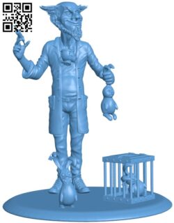 Zombie rabbit H009779 file stl free download 3D Model for CNC and 3d printer