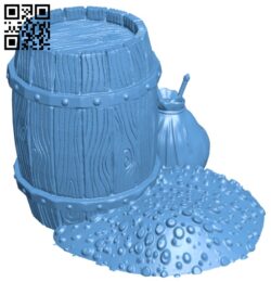 Barrel H010172 file stl free download 3D Model for CNC and 3d printer