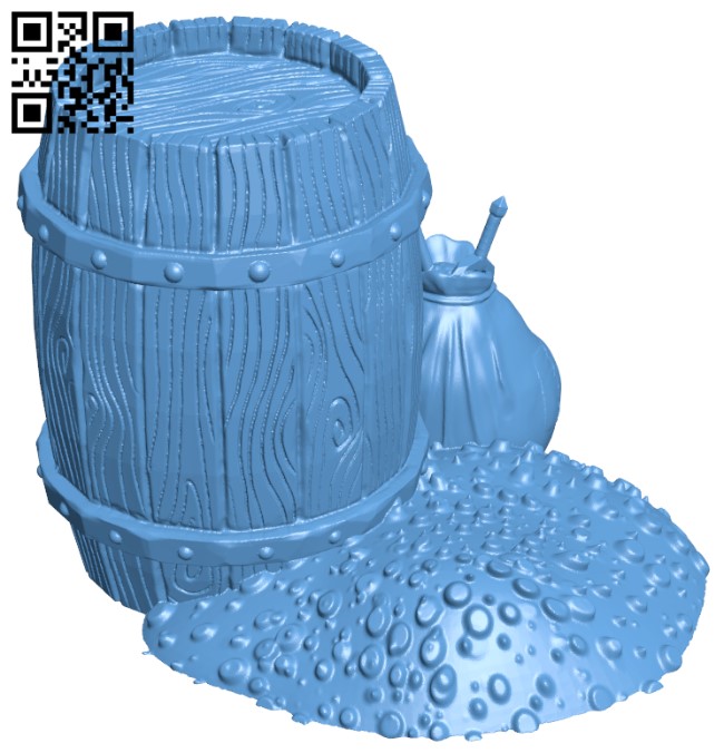 Barrel H010172 file stl free download 3D Model for CNC and 3d printer