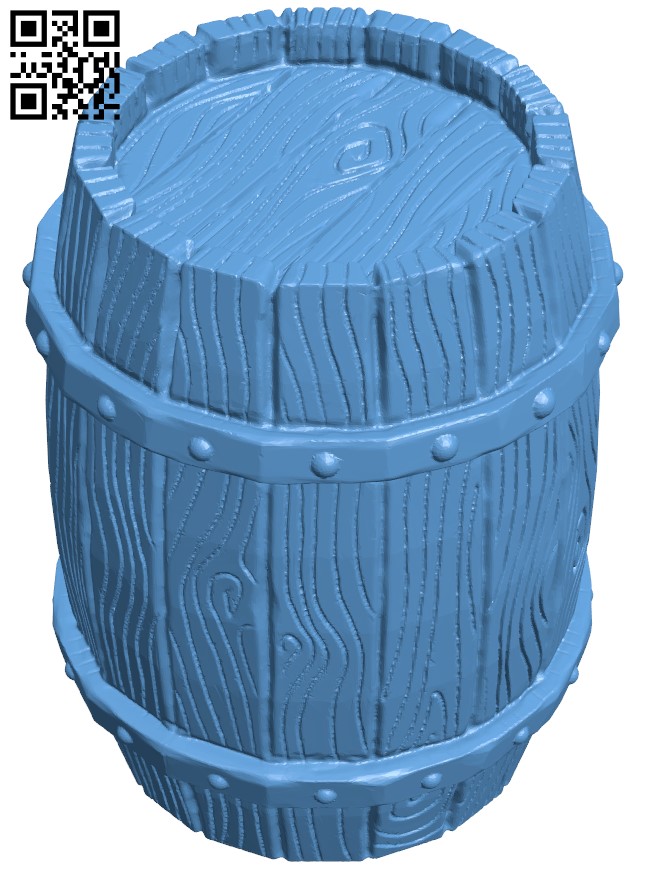 Barrel H010214 file stl free download 3D Model for CNC and 3d printer