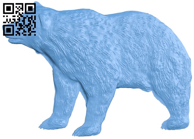 Bear T0002475 download free stl files 3d model for CNC wood carving
