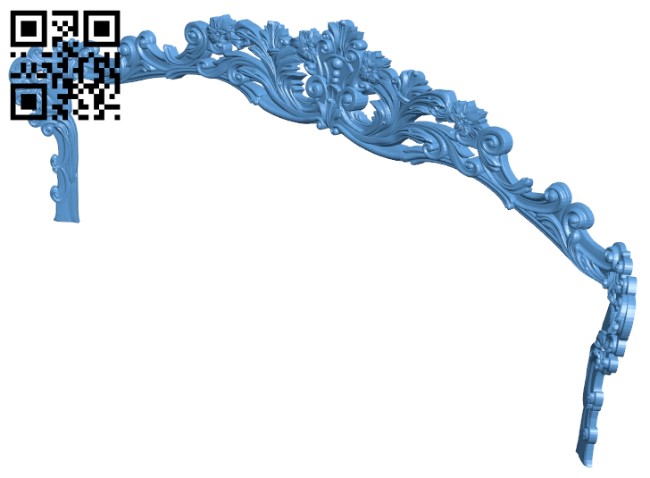 Bed frame pattern T0002476 download free stl files 3d model for CNC wood carving