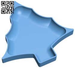 Christmas tree plate H010128 file stl free download 3D Model for CNC and 3d printer