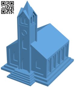 Church H010074 file stl free download 3D Model for CNC and 3d printer