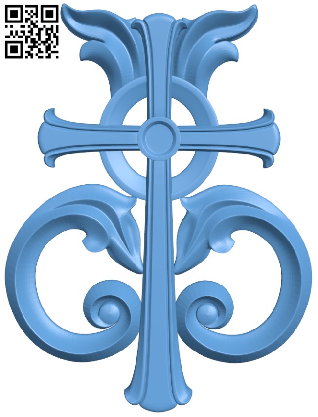 Cross pattern T0002591 download free stl files 3d model for CNC wood carving