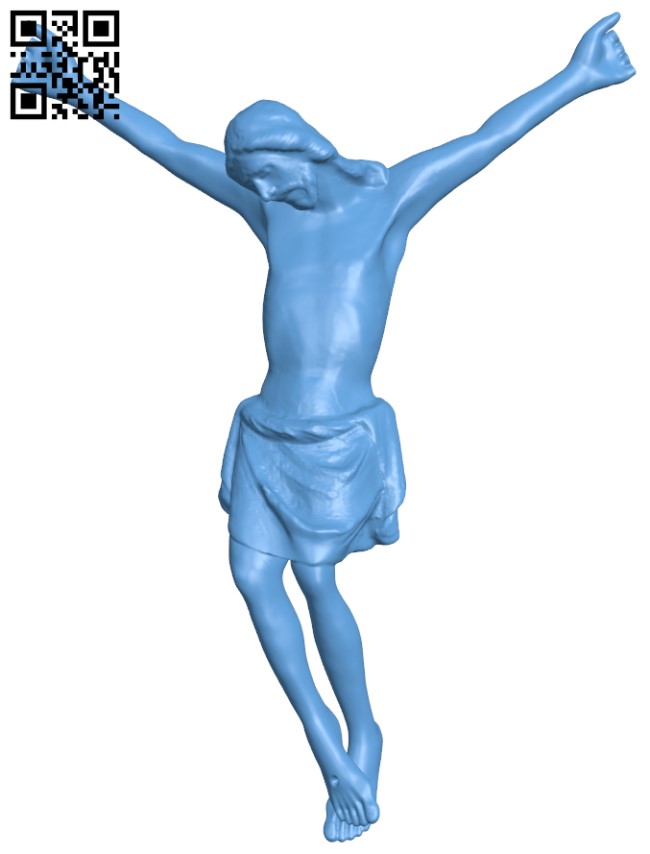 Crucified Christ H010119 file stl free download 3D Model for CNC and 3d printer