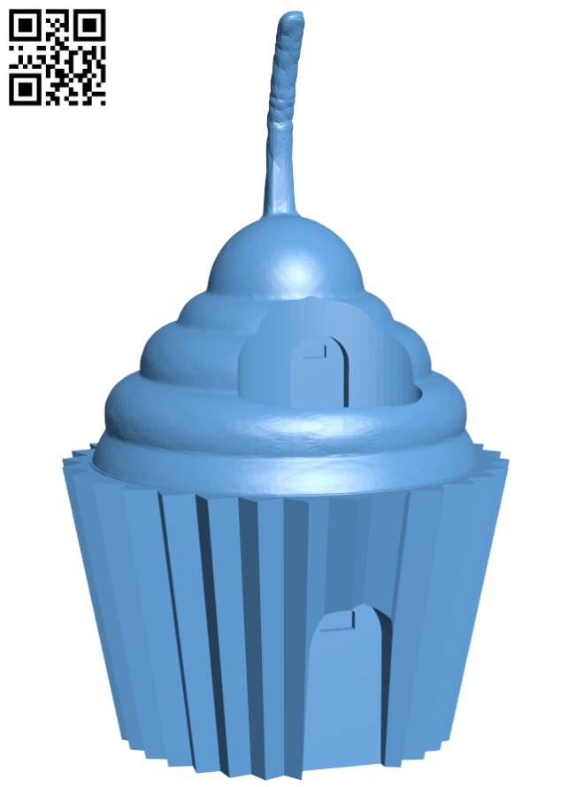 Cupcake house H010182 file stl free download 3D Model for CNC and 3d printer