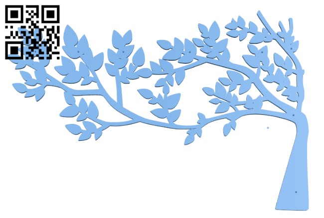 Decorative panel with backlight - Tree H010190 file stl free download 3D Model for CNC and 3d printer