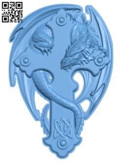 Dragon pattern T0002572 download free stl files 3d model for CNC wood carving