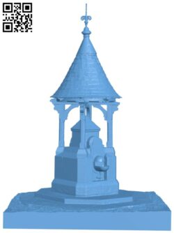 Drinking Fountain Christ Church Southwark H010219 file stl free download 3D Model for CNC and 3d printer
