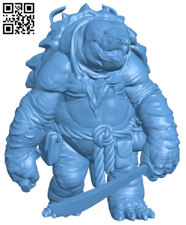 Dual Sword Tortle H010060 file stl free download 3D Model for CNC and 3d printer