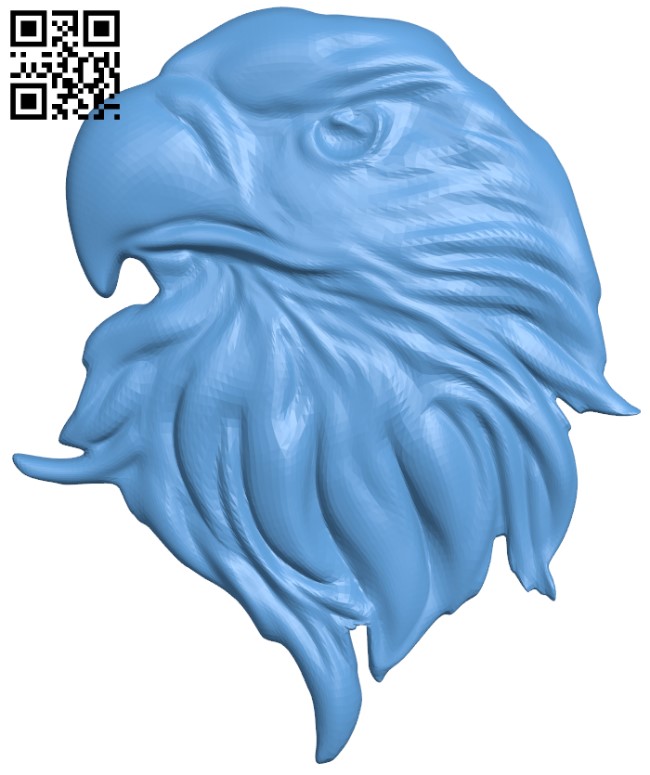 Eagle head T0002592 download free stl files 3d model for CNC wood carving