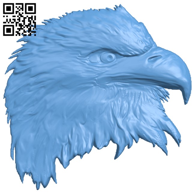 Eagle head T0002593 download free stl files 3d model for CNC wood carving