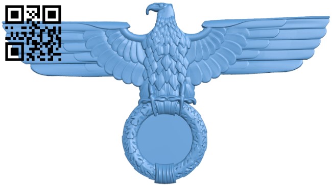 Eagle pattern T0002613 download free stl files 3d model for CNC wood carving