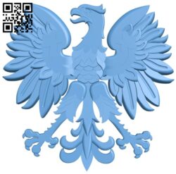 Eagle pattern T0002614 download free stl files 3d model for CNC wood carving
