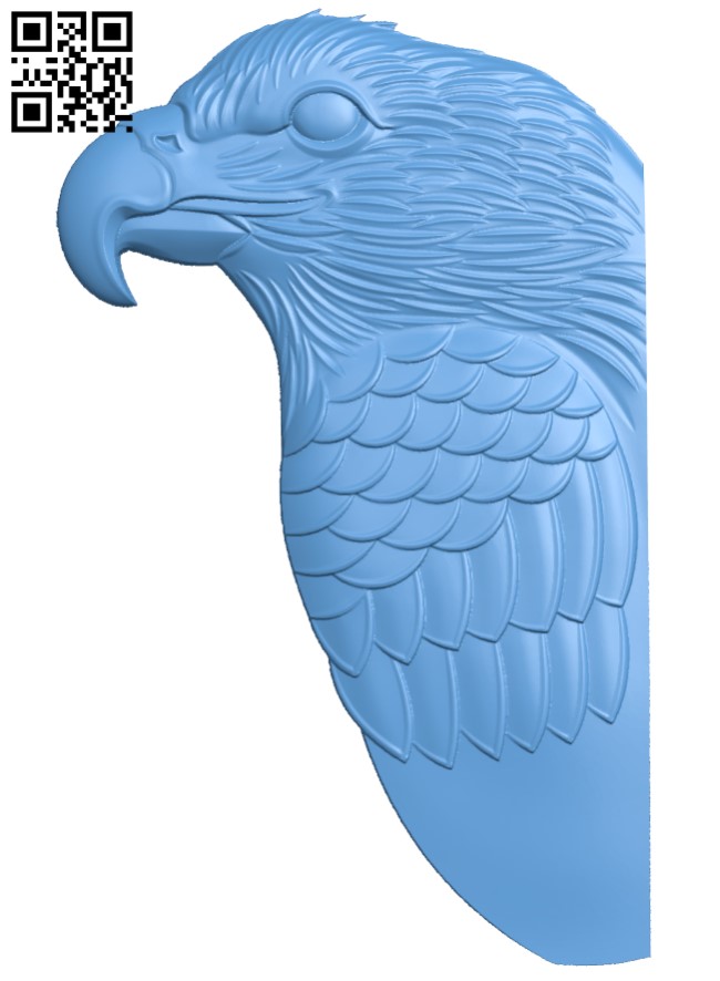Eagle pattern T0002615 download free stl files 3d model for CNC wood carving