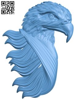 Eagle pattern T0002616 download free stl files 3d model for CNC wood carving