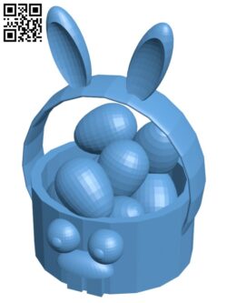 Easter Basket H010253 file stl free download 3D Model for CNC and 3d printer