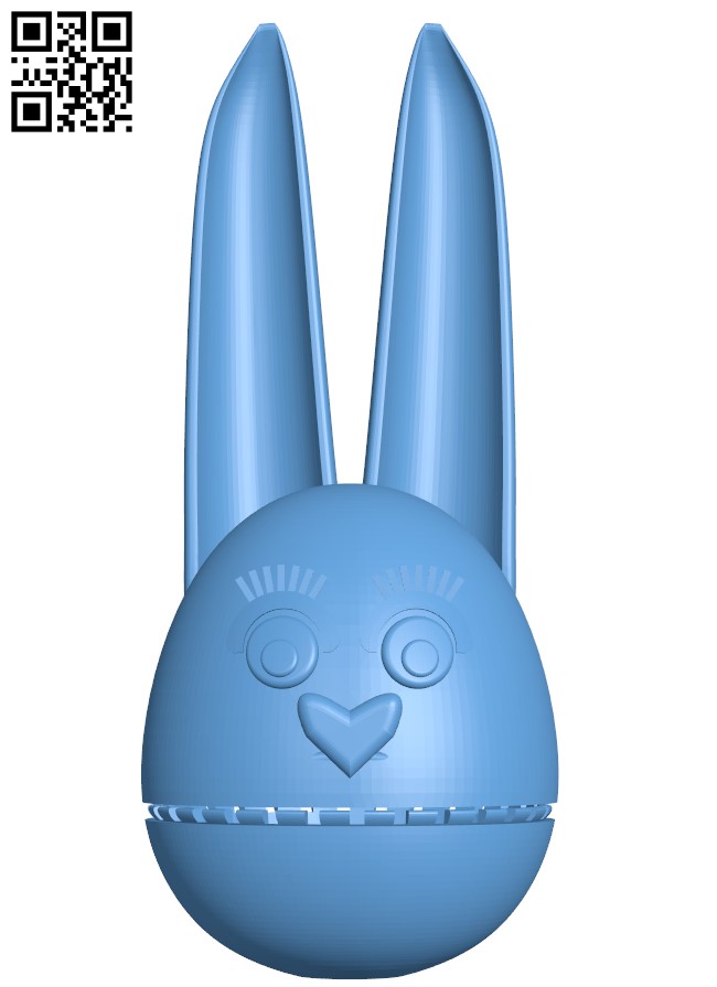 Easter bunny H010233 file stl free download 3D Model for CNC and 3d printer