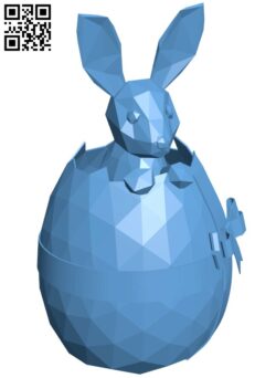 Easter bunny H010255 file stl free download 3D Model for CNC and 3d printer