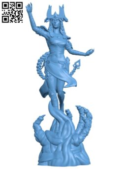 Egyptian Witch H010234 file stl free download 3D Model for CNC and 3d printer