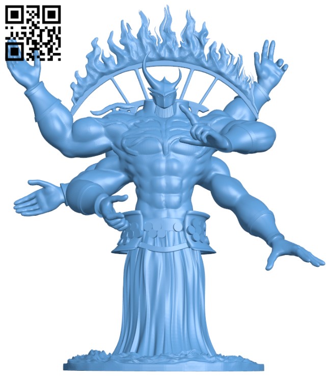 Elemental God H010257 file stl free download 3D Model for CNC and 3d printer