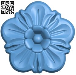 Flower pattern T0002617 download free stl files 3d model for CNC wood carving