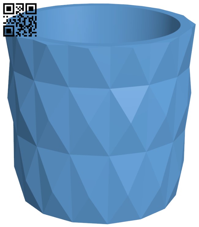 Flowerpot H010222 file stl free download 3D Model for CNC and 3d printer