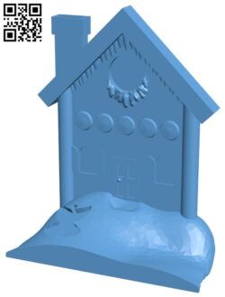 Ginger bread house H010132 file stl free download 3D Model for CNC and 3d printer